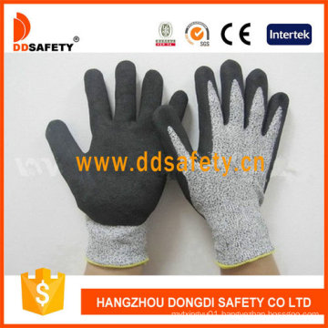 Cut Resistance Sandy Nitrile Dipping Safety Gloves Dcr440